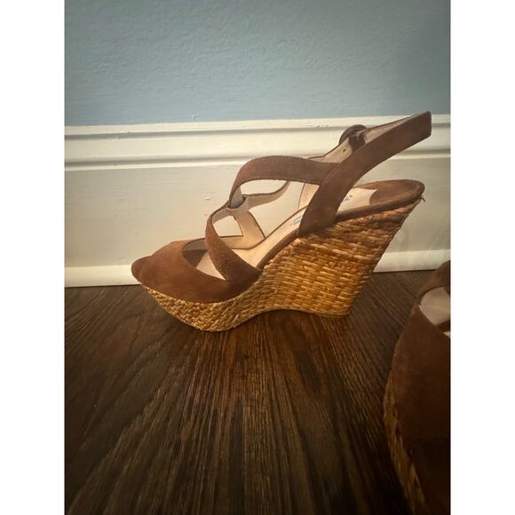 PRADA Suede Colorblock Pattern Espadrilles Size 9/ 39 - Picture 2 of 7